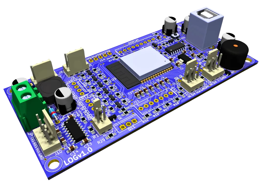 PCB ESP32 SMD - Render 3D